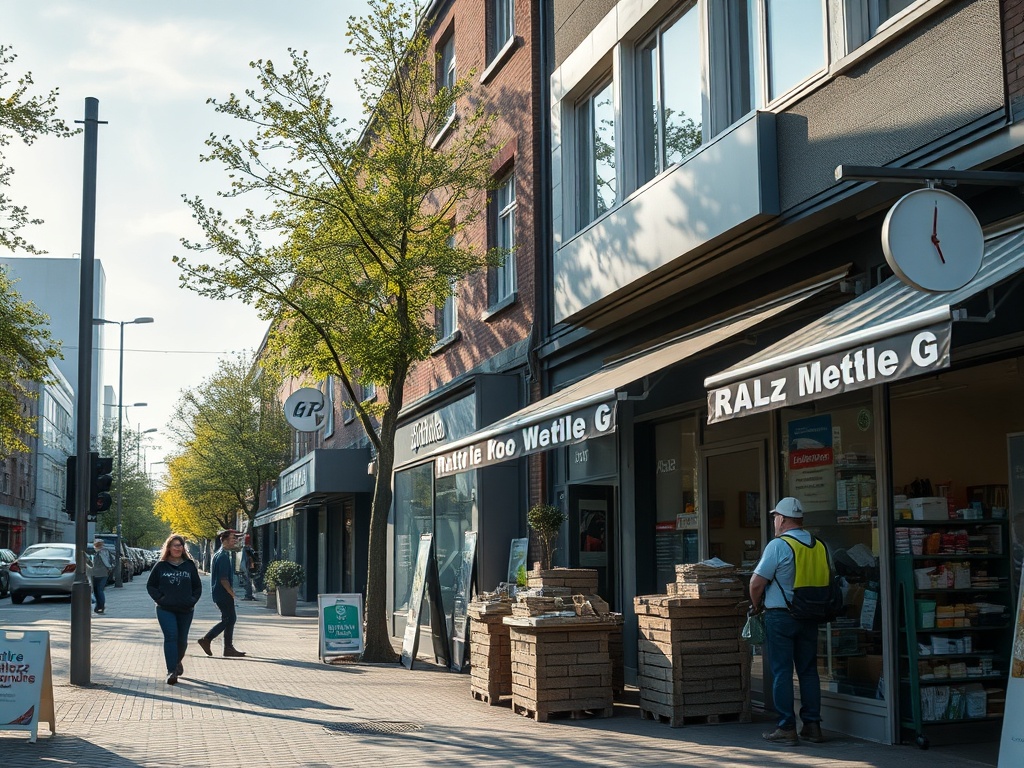 Mapa Bytomia z zaznaczonymi obszarami inwestycji z Funduszy Europejskich